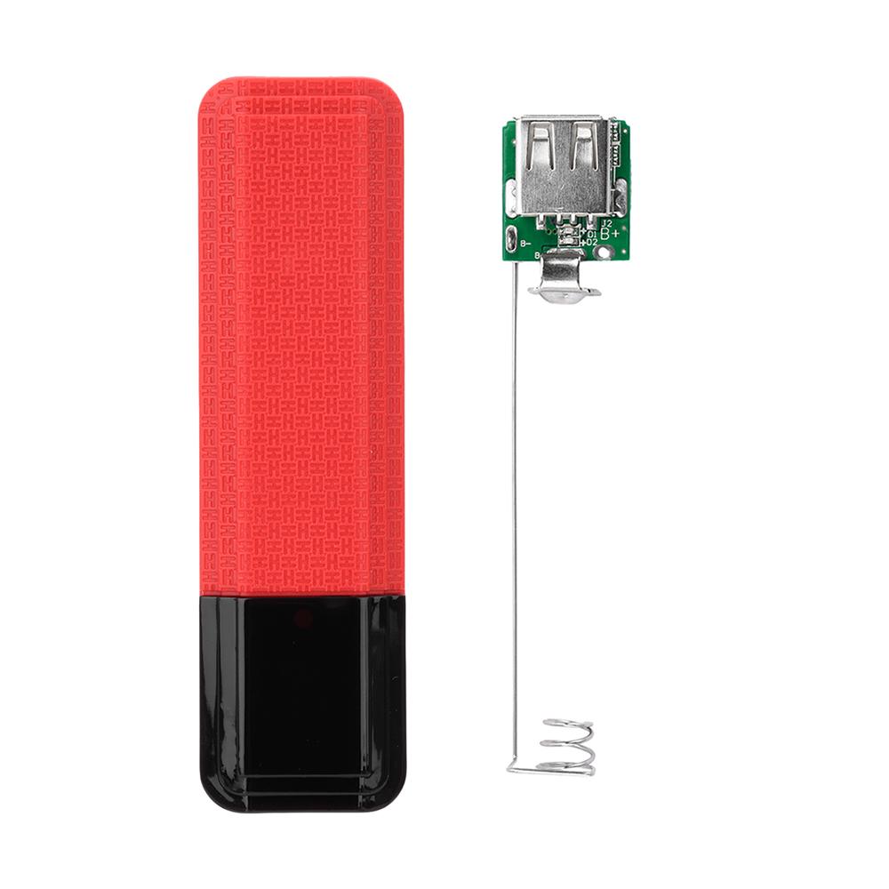 18650 Powerbank Gehäuse DIY Kit 5V 1A USB Ausgang Akku Aufbewahrungsbox Für Mobiltelefon Freies Löten 1 Slot 18650 Batteriehalter