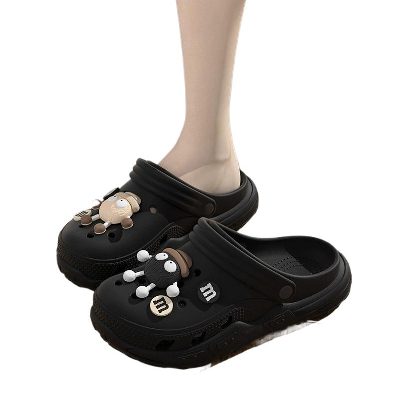 Syflyno Anti Slip Breathable Men's Sandals, Women's Slippers, Men's EVA Soft Thick Soled Couple Slippers Unisex Plus Size 30-45