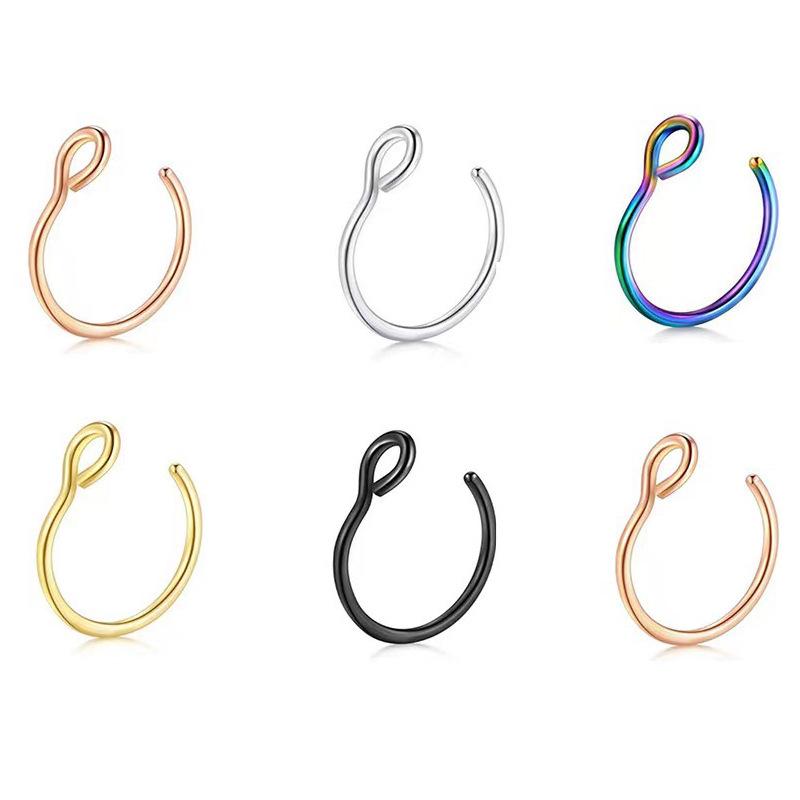 Versatile Stainless Steel Nose, Lip, and Ear Studs: Wear with or Without Piercings