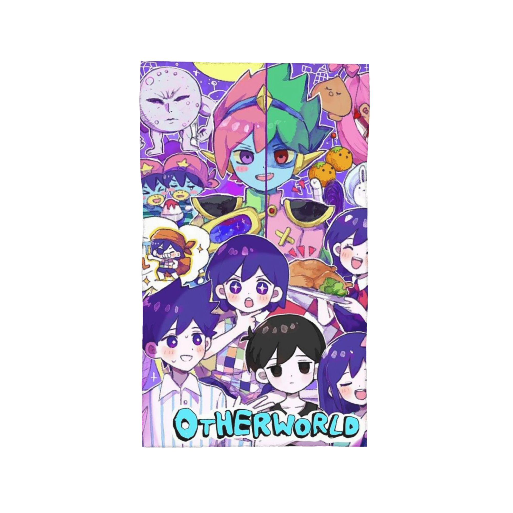 

Omori Hero Sunny Basil Cartoon Horror Soft Face Towel Quick Dry Pool Bath Cotton Towels Breathable W30*H60(CM)