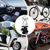 Dog Decorations Motorcycle Light Up Sculpture Wind Powered Small Animal Figurines For Motorcycle Handlebar Outdoor Cycling Night