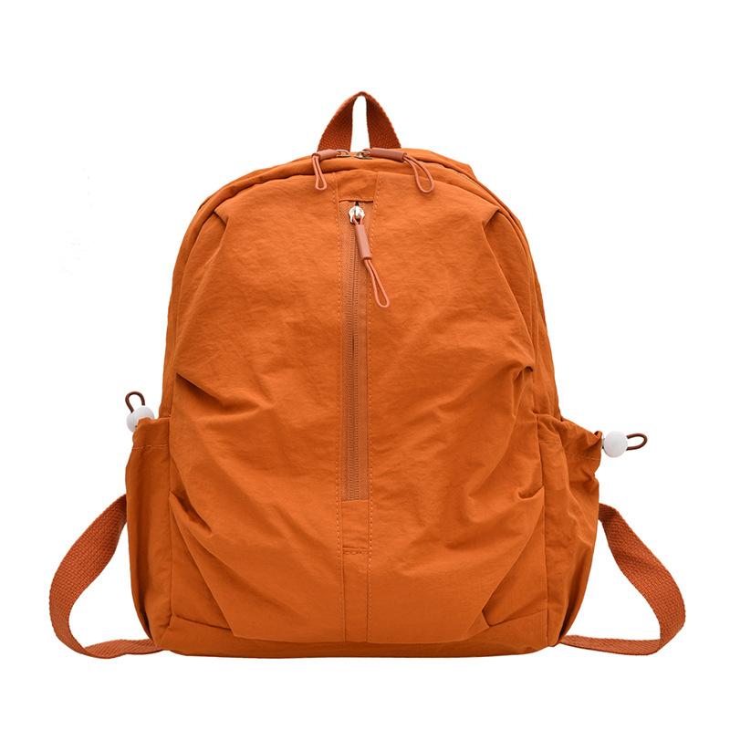 Schoolbag High school schoolbag Female college student lightweight travel bag Simple casual backpack Men's fashion large-capacity backpack