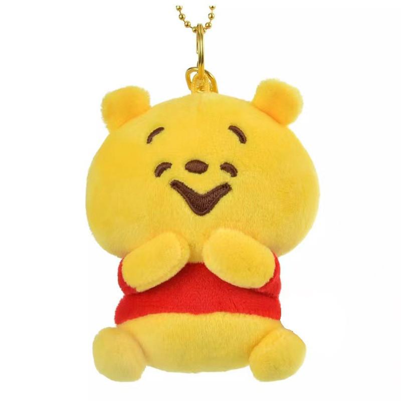 Cute Plush Tigger Keychain Soft Pp Cotton Stuffed Animal Bag Charm Adorable Gift