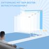 Projector Screen, 16:9 Format, Remote Control, 266 x 149 cm (120 inch), White