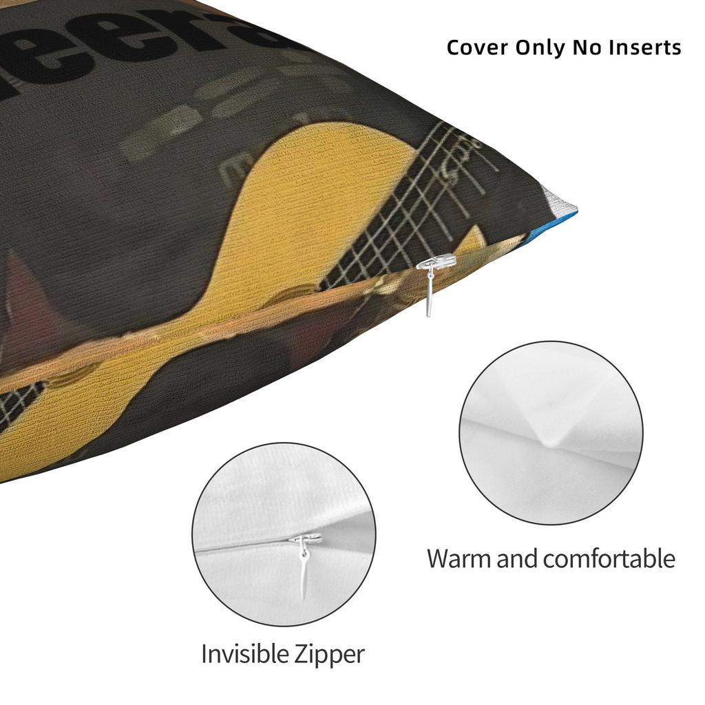 Federe decorative per cuscini Ed Sheeran Loop Tour 2026 Accessori Casa Federa per cuscino Copricuscino Cerniera Multimisura