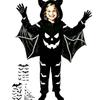 Fantasia de Morcego Estampada para Crianças de Halloween com Zíper Frontal, Brilha no Escuro, Macacão Completo para Festas, Fotos, Apresentações de Palco e Diversão de Feriado