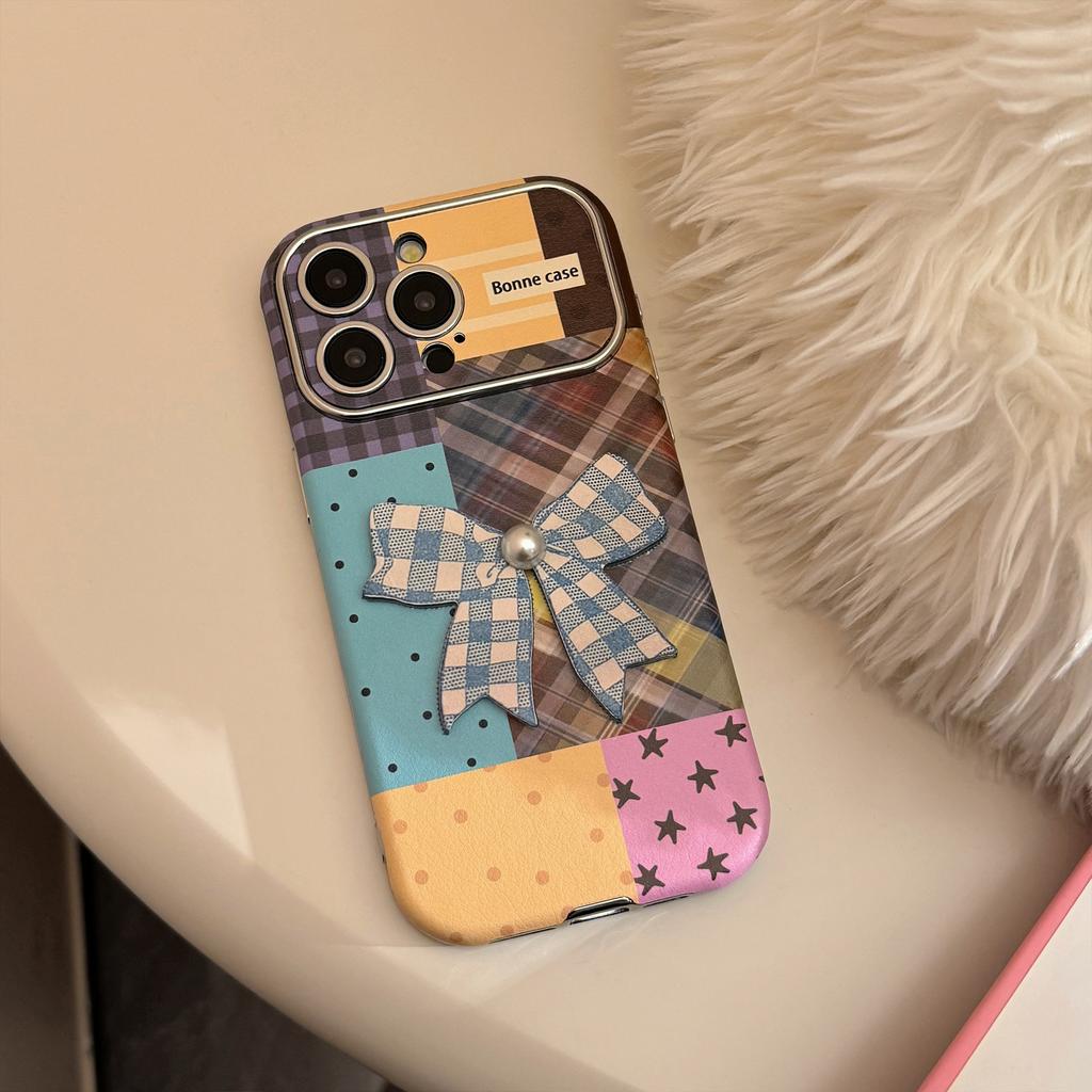iPhone 16 15 14 promax case compatible and fits iPhone 13 12 11 promax Butterfly Plaid
