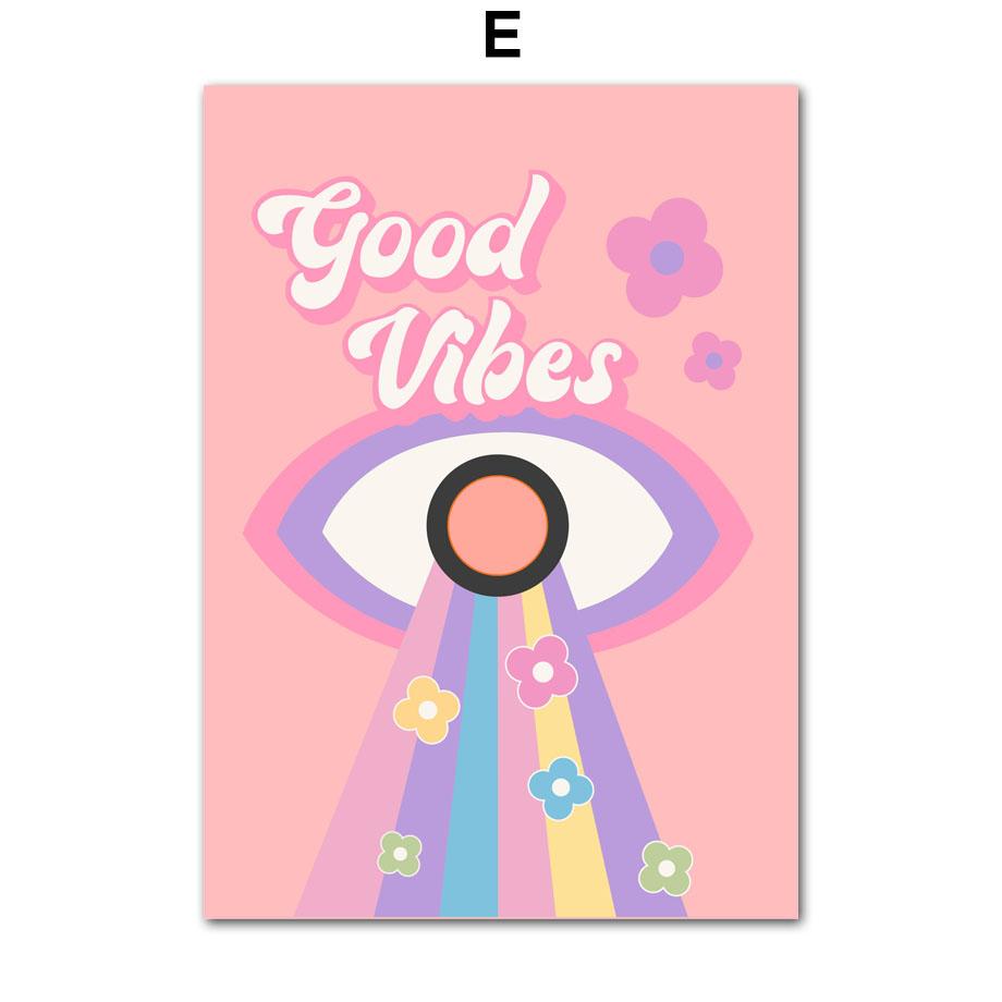 Groovy Leaf Matisse Pastel Pink Postere și imprimeuri Artă de perete Retro Funky Pânză Pictură Imagini Estetic College Decor Room