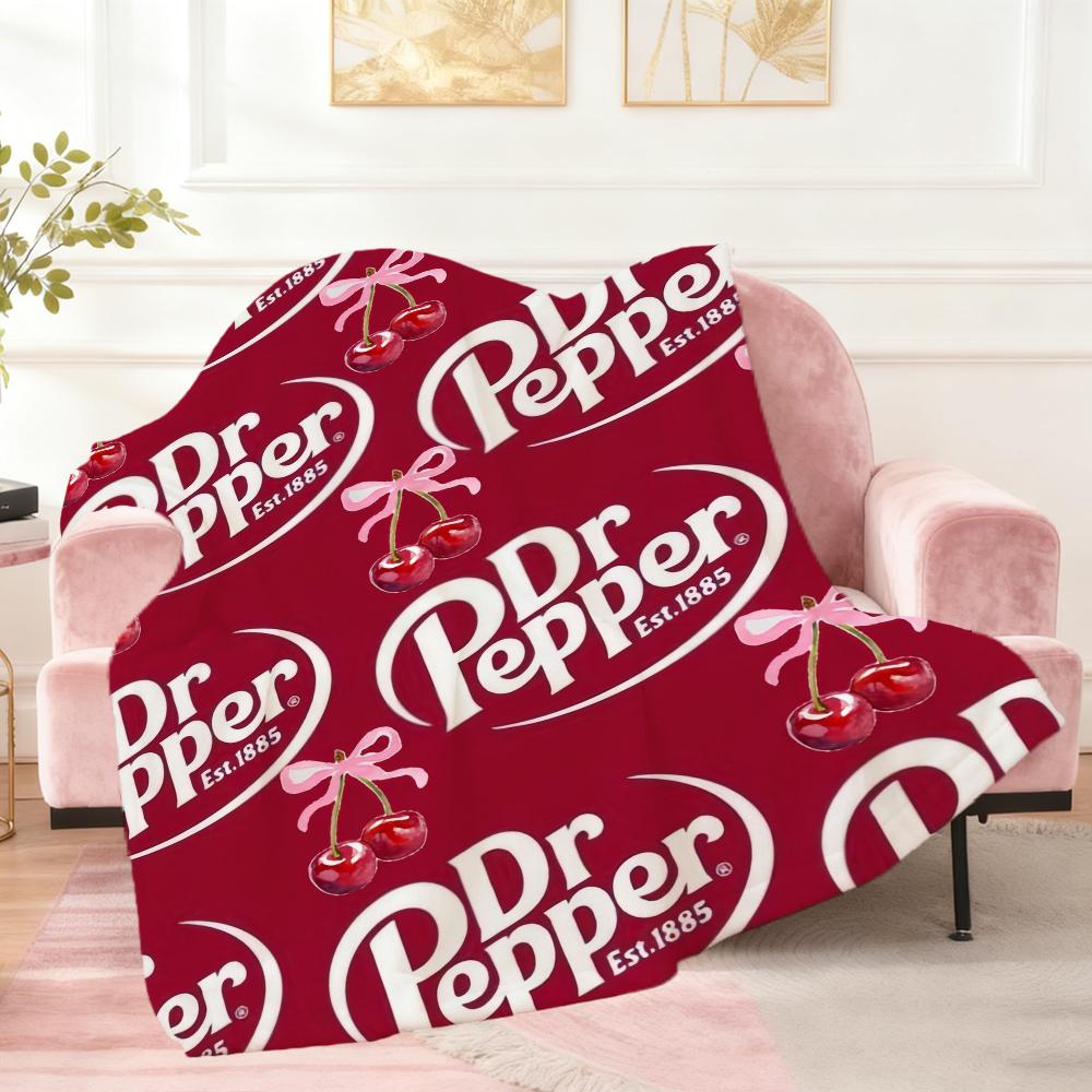 U-unique Dr-r P-pepper Blanket Throw Super Cosy Plush Living Room Sofa Couch Childish Birthday Gifts