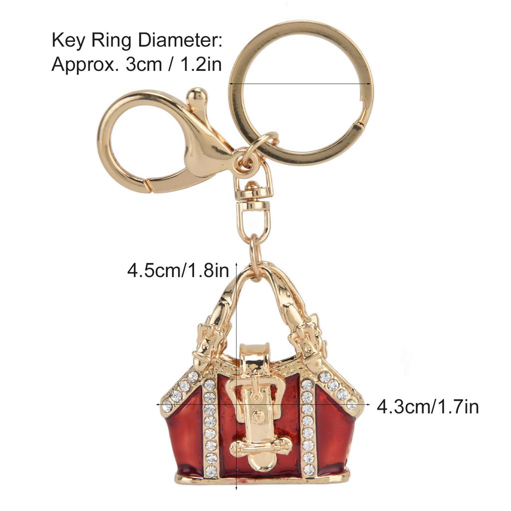 Women Keychain Diamante Handbag Personalised Key s for Women Girls Car Key Crafts Bags