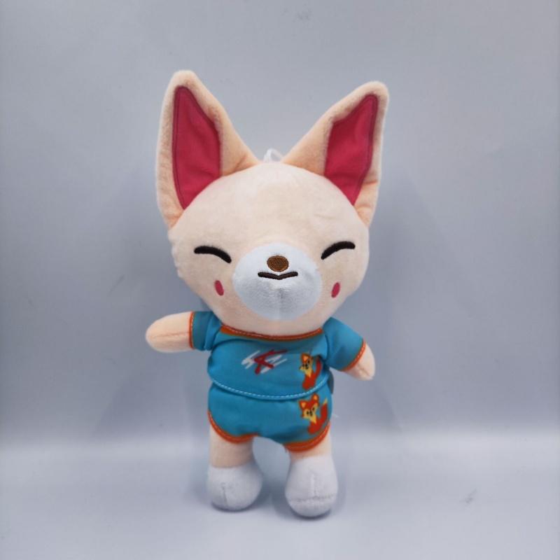 

Плюшевые игрушки Skzoo 20 см Плюшевый Волк Чан Stray Kids Мультяшное мягкое животное Плюшевые куклы Милый компаньон для детей взрослых фанатов Подарок 20cm