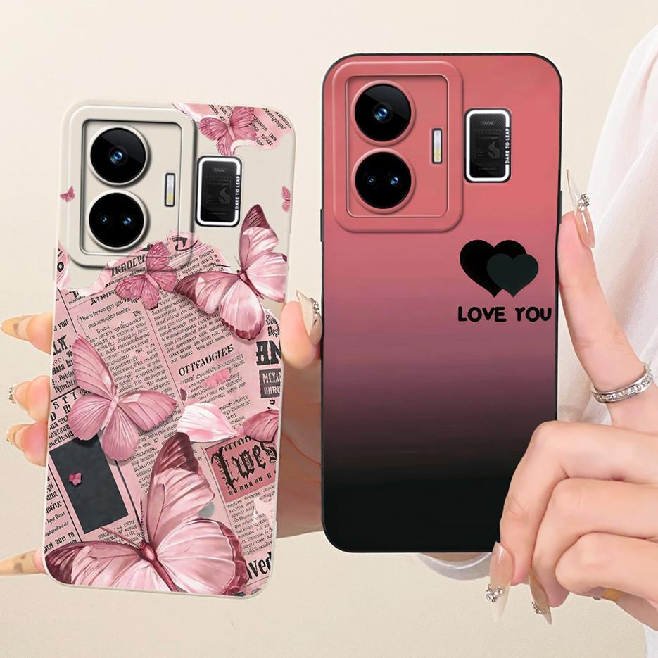 For Realme GT Neo 5 Case RealmeGT3 RMX3709 Cool Owl Dragon Painted Cover Soft Silicone Case For Realme GT 3 GT3 GTNeo5 240W Bags