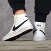 Nike Scarpe da Skateboard Blazer Mid 77 Mid top Bianco Nero DA4086-100