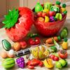 Large Peelable Toy Vegetables & Fruits for Babies and Toddlers