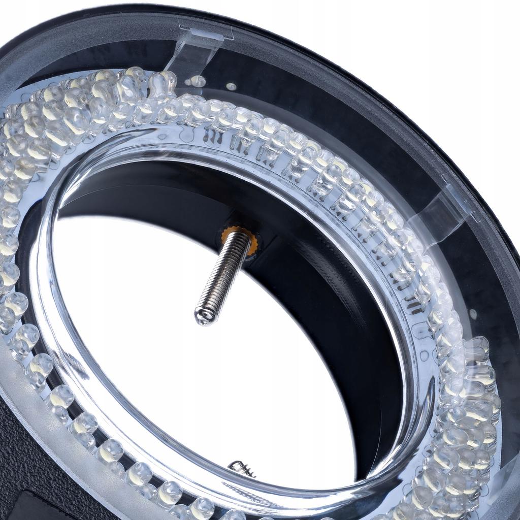 Rosfix Oświetlenie Pierścieniowe LED 144 Diody – Zasilanie USB 5V | Regulacja Jasności 0–100% | Średnica Montażu 30–65 mm