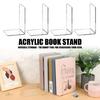 Acrylic Books Holders Table Picture Album Holders for Displaying Books Books Stand, Elegant Design Bookends Bookshelfs
