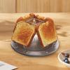 Camping Toaster Rack Tray Stainless Steel Portable Sturdy Porous for 4 Slices Bread Stand