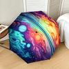 Colorful Galaxy Art Umbrella: Auto-Opening & Closing, Outdoor Protection, Lightweight and Durable Travel Accessory 129