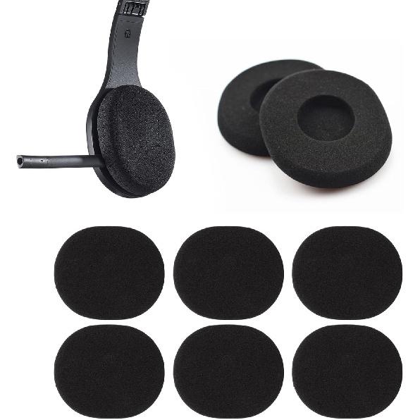 H800 Replacement Ear Pads, for Logitech, for H800, Soft Comfortable Headset Ear Cushions, Easy To Install, Lightweight Replacement Headphone Pads