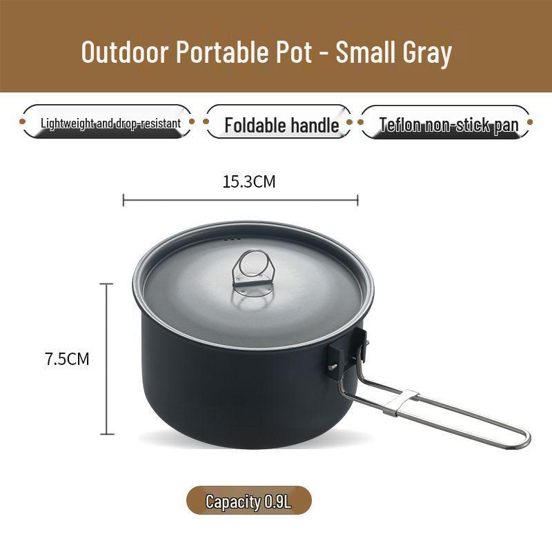 3-Piece Lightweight Outdoor Camping Cookware Set