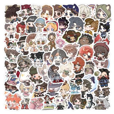 105 Pictures of The Fifth Personality Survival QQ People Graffiti Stickers Decorate Refrigerator Skateboard DIY Personality Stickers