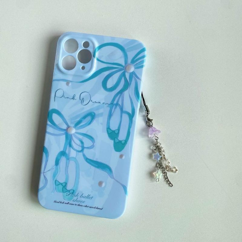 Phone Lanyard Wrist Strap Jellyfish Star Keychain Chain Phone Charm Antilost Y2K Cellphone Strap Hanging Cord for Women