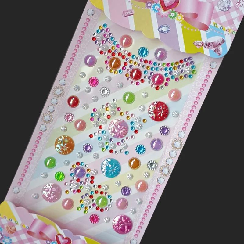 Self Adhesive 3D Diamond Rhinestone Sticker Acrylic Crystal Creative DIY Craft Gems for Phone Case Laptop Decoration