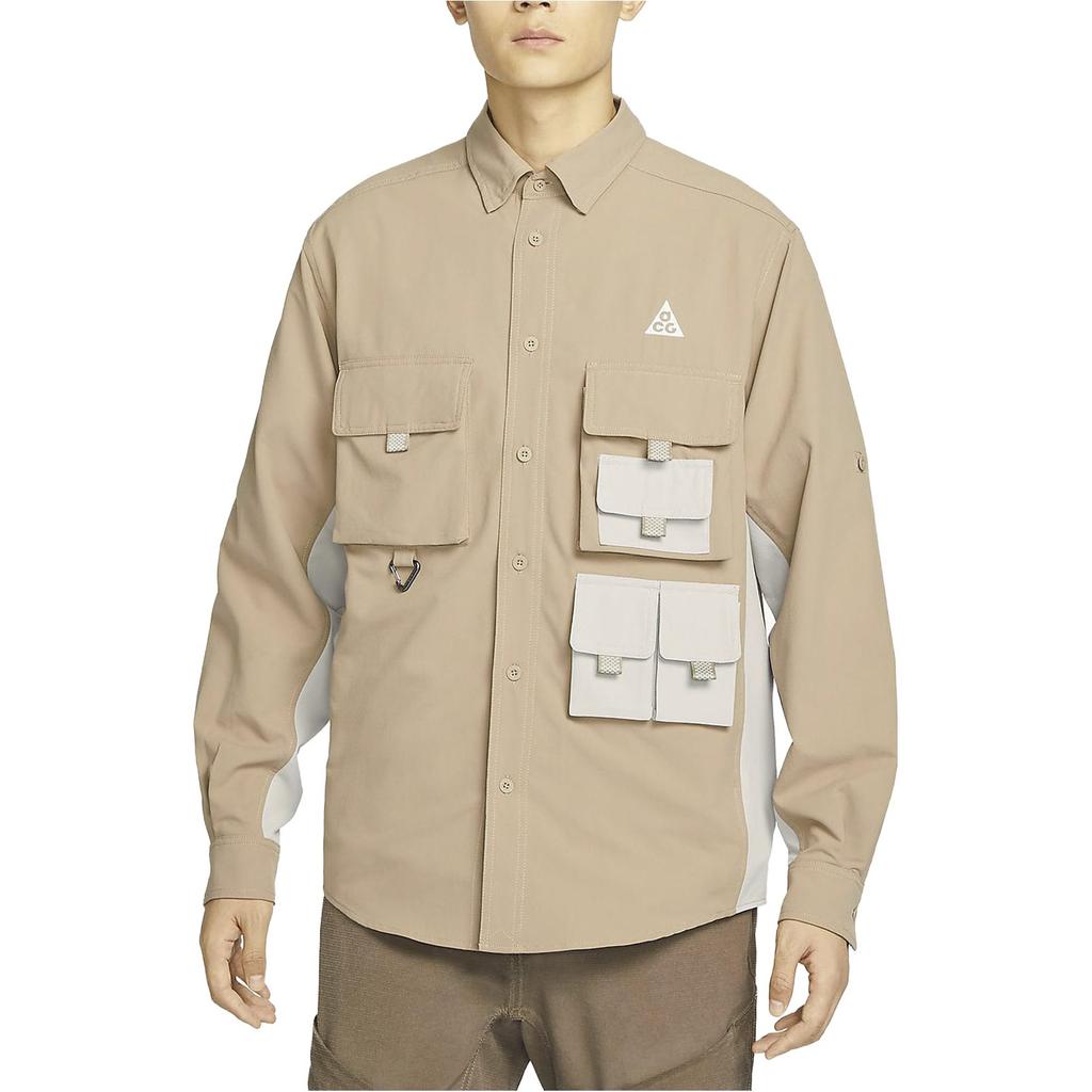 Nike ACG Dri-FIT UV Devastation Trail Shirt Asia Sizing 'Khaki' Men's DN3937-248