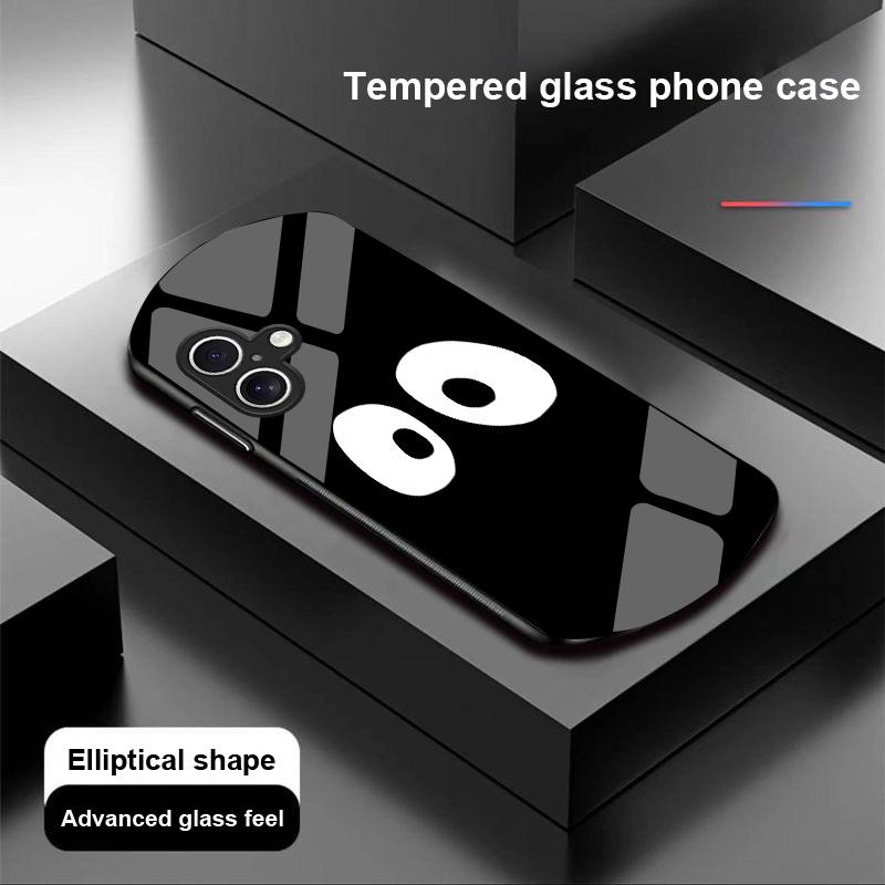 Astronauts Universe For Apple IPhone 16 11 13 15 14 Pro Max 12 Mini 7 8 Plus XR X XS Elliptical Shaped Tempered Glass Phone Case