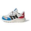 Adidas Neo Run 70S Non-Slip Shock Absorbing Low-Top Walking Shoes Baby Shoes White Blue Red IH8099