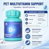 Pet Multivitamin Tablets Daily Nutrition Supplement for Dogs Cats Pet Vitamins Support Wellness Easy Feeding 200 Tablets
