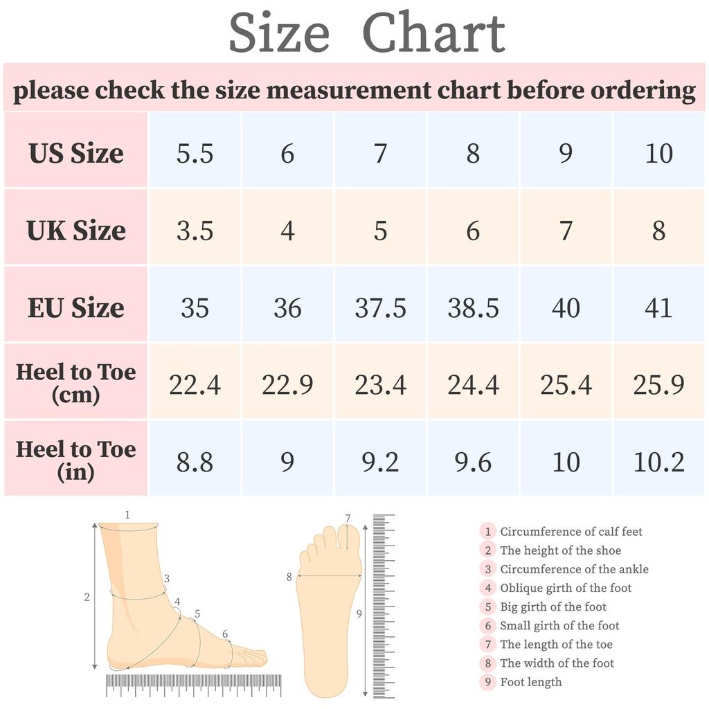 Allegra K Women's Pointed Toe Ankle Boots with Chunky Heels, Black, Size 26.5cm