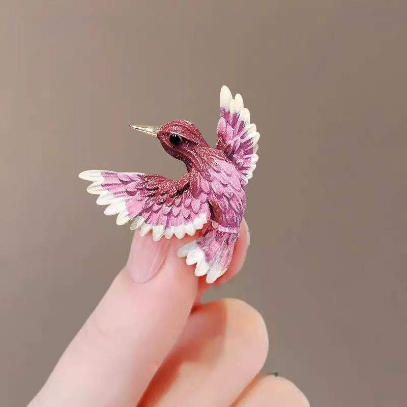 

Chinese-style Alloy Bird Anti-glare Brooch with A Sense of High-end, Light Luxury and Niche Design 525#