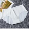4Pcs/Set Seamless Underwear Silk Women's Panties 3XL Tangas Lady Ruffle Underpants 4 Pieces Girls Briefs Panty Sexy Lingerie 4PC