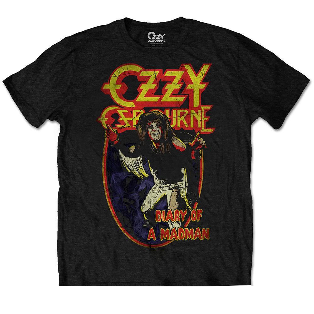 Ozzy Osbourne Unisex Adult Diary Of A Mad Man Cotton T-Shirt