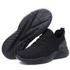 New Men's Shoes Black Mesh Breathable Running Sneakers Lightweight Soft Sole Lightweight Men's Casual Travel Shoes