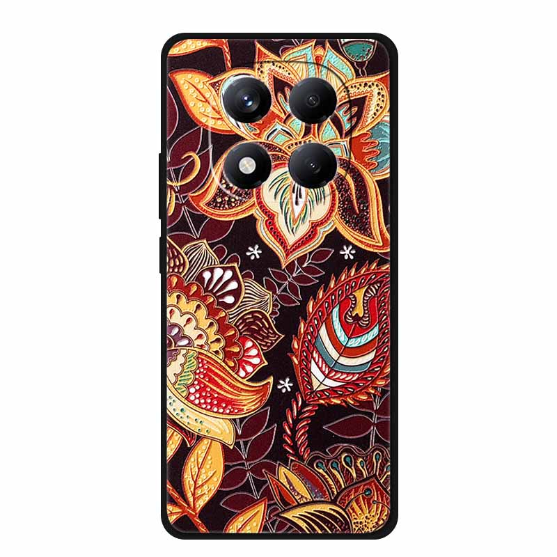 3D Flowers Emboss Fundas For Redmi Note 15 5G (China) Case Soft Silicone Phone Cases For Note 15 5G For China Covers Shell Coque