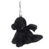 Apricot Lamb Black Dragon Cute Soft Keychain Plush Perfect for Boys and Fits Kids Backpacks and 10cm Toy, Girls, Purses,
