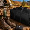 Soft-Sided Cargo Duffel 600D Oxford Cloth Travel Bag PU Coated Sports