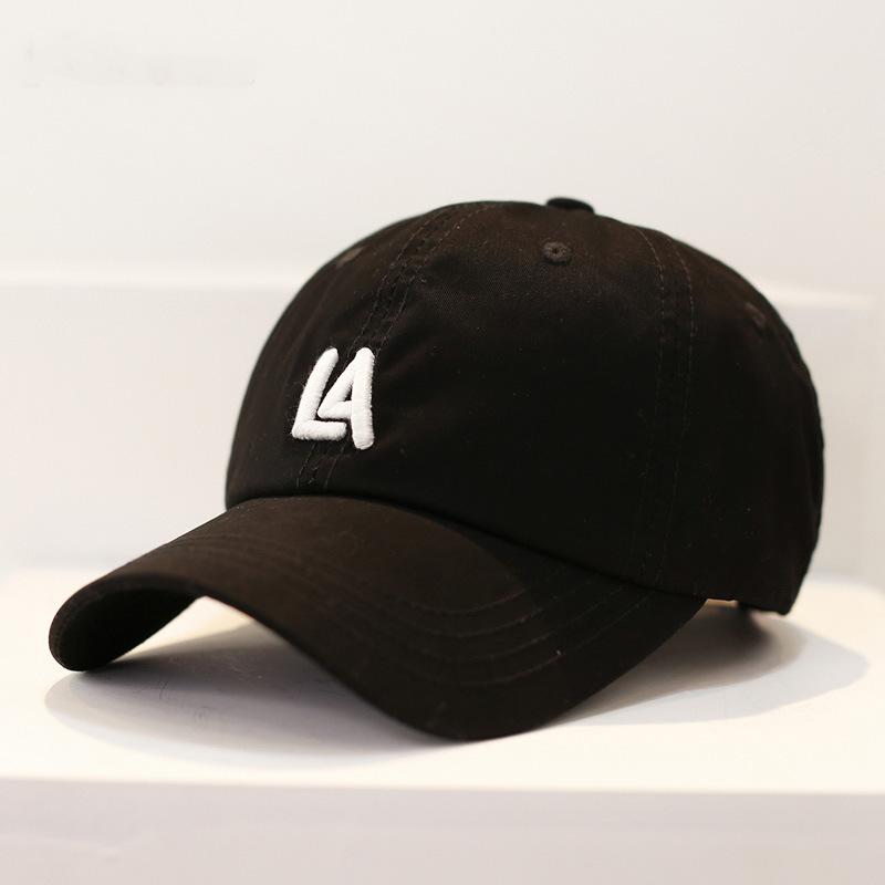 New Simple Letter Baseball Cap Women's Tide Brand Spring and Summer Versatile Curved Brim Sun Protection Shade Cap Men