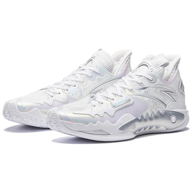 Anta Crazy Tide 5 Inheritance Reissue Kyrie Cement Killer Professional Basketball Shoes Men Basketball Shoes Silver White 112541106R-2