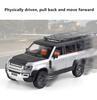 1/24 Sound&Light Model Pull-Back Car Toy Vehicle for Land Rover Range Rover Suv Door Open Collection Dislay White Birthday Gift