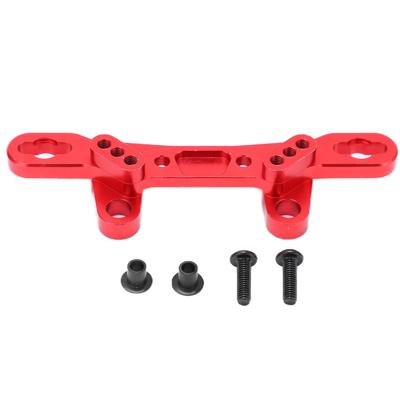 RC Shock Damper Tower Mount Aluminum Alloy RC Rear Front Shock Tower for Tamiya TT02 UpgradeRed