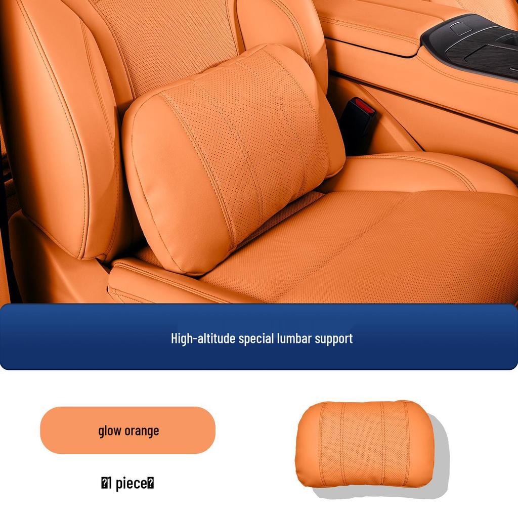 Compatible Wey Gaoshan 7/8/9 Headrest & Lumbar Support Pillow for Car Interior Neck Protection