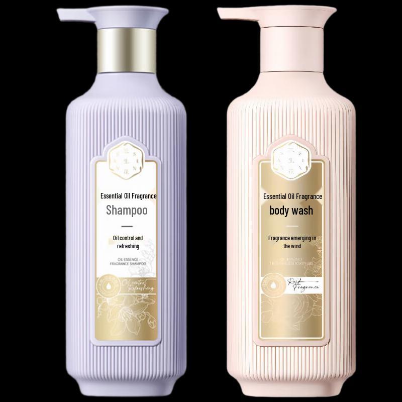 

Sansheng Flower Pehchaolin Fragrance Shampoo & Shower Gel Set