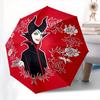 Disney Villains Automatic Opening and Closing Umbrella   Suitable for all occasion and business umbrella, unisex portable tri fold small umb