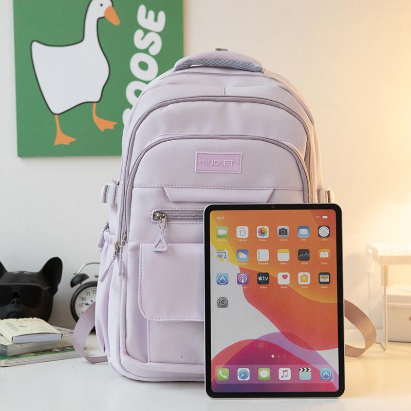 Schoolbag College Student Tooling School Bag New Fashion Large Capacity Computer Backpack Lightweight Large Capacity Travel Backpack