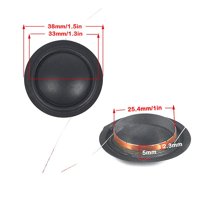 Accessories 1pcs New Tweeter Diaphragm Membrane Speaker High Quality Durable Material Easy To Install Ideal Gift Choice