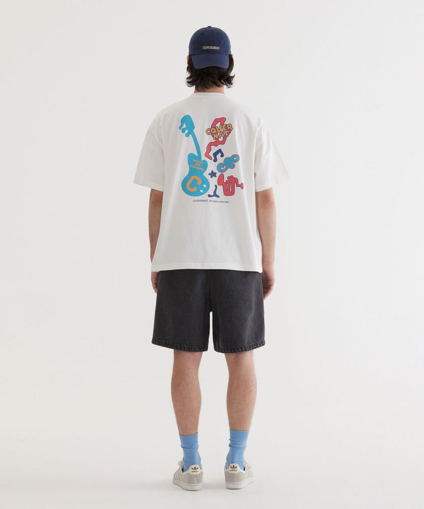 COVERNAT Band Play Graphic T-Shirt White
