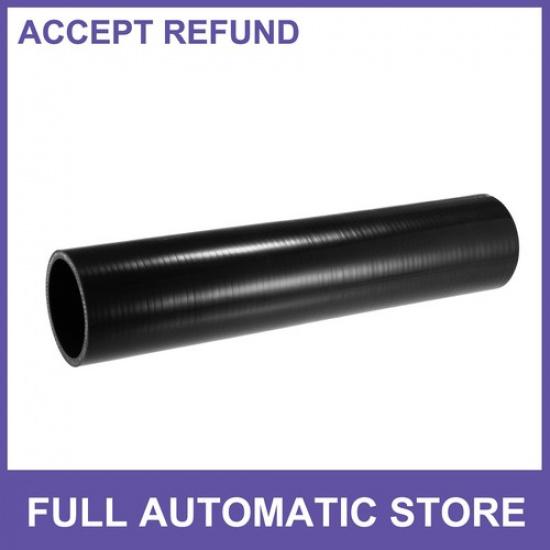 

Single 12 Long 2.25 ID Car Straight Coupler Silicone Hose Pipe Replace Black